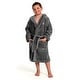 preview thumbnail 13 of 17, Sweet Kids 100% Polyester SUPER PLUSH Double Brushed Hooded Bathrobe - UNICORN