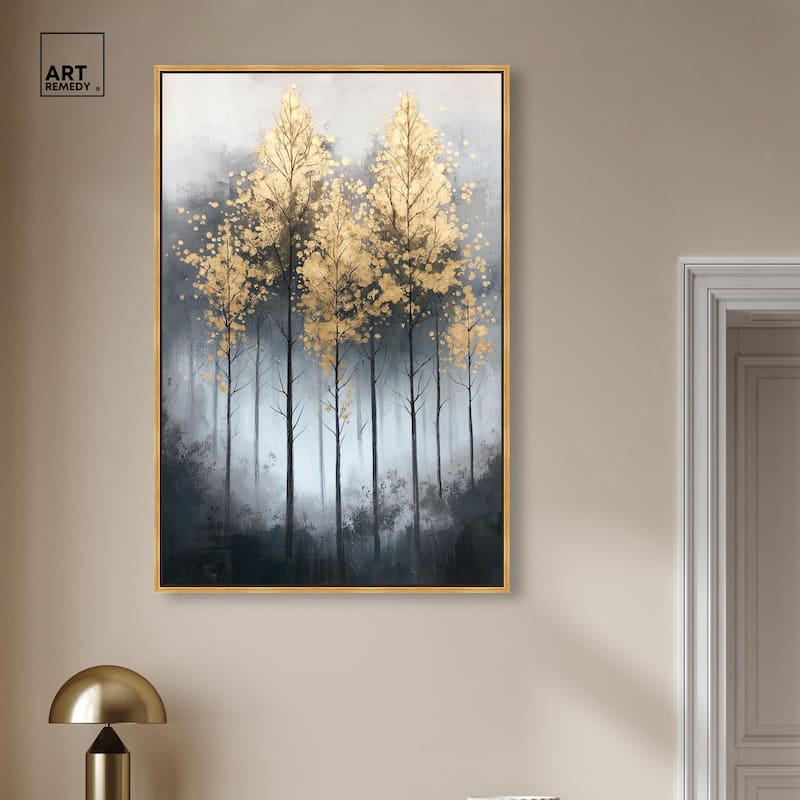 Gilded Grove Canvas by Art Remedy