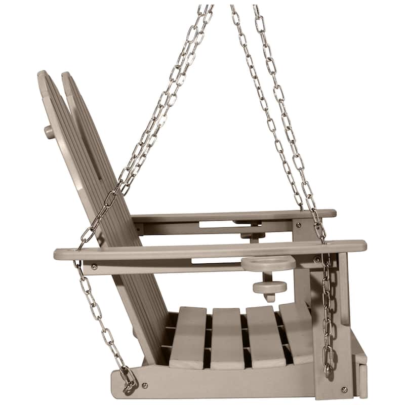 Hanniford Poly Adirondack 50 Inch Porch Swing