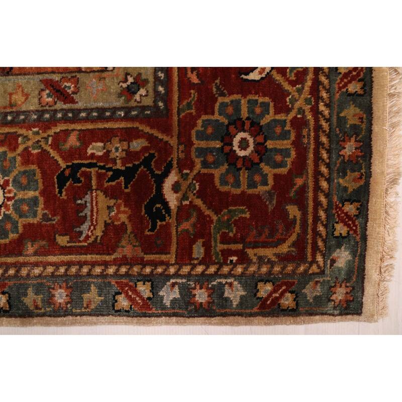 ECARPETGALLERY Hand-knotted Jules Sultane Ivory Wool Rug - 7'8 x 9'11