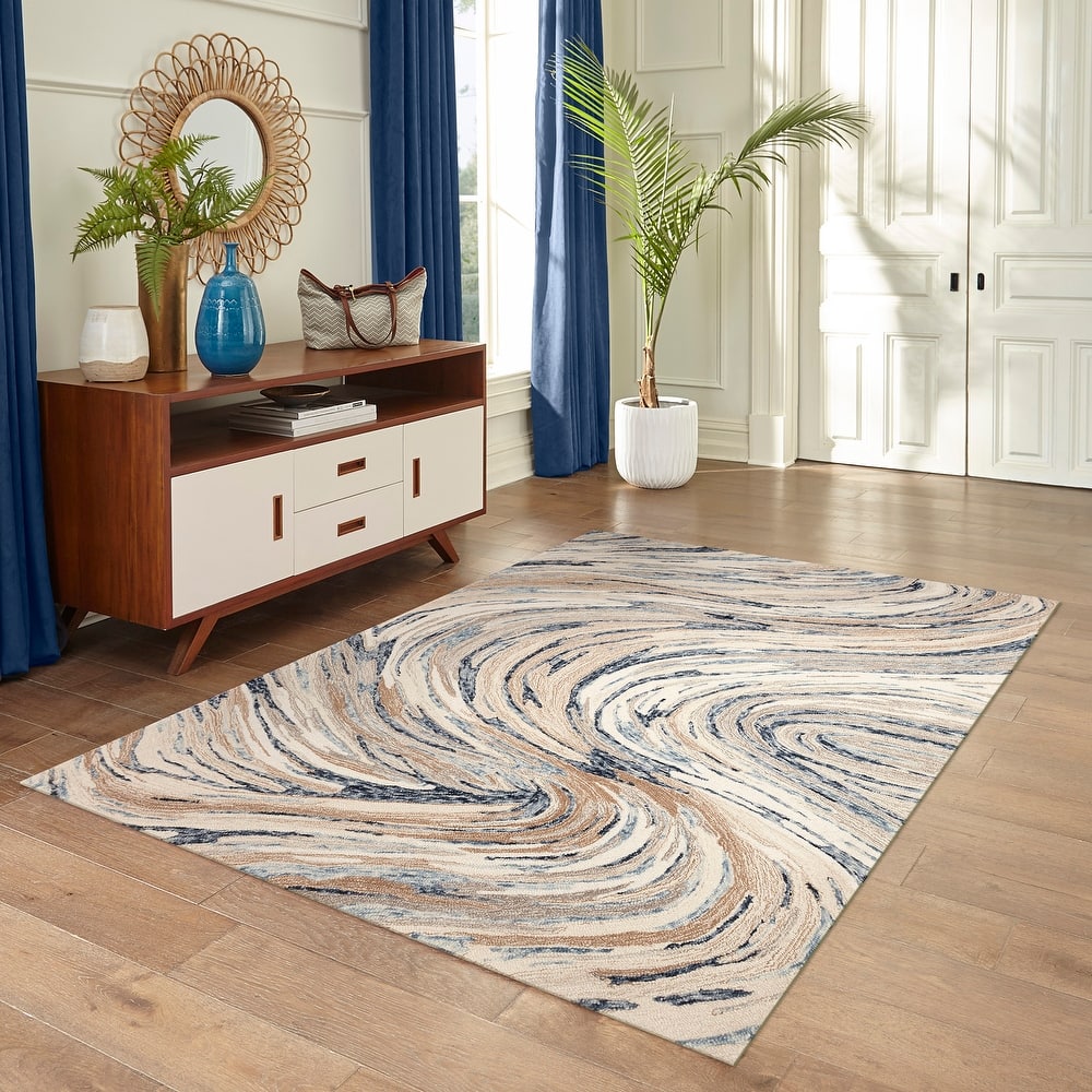 Liora Manne SAVOY Big Wave Indoor Area Rug