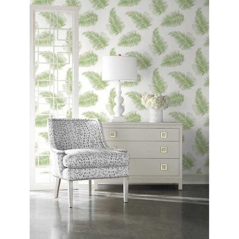 Luxe Haven Tossed Palm Peel and Stick Wallpaper