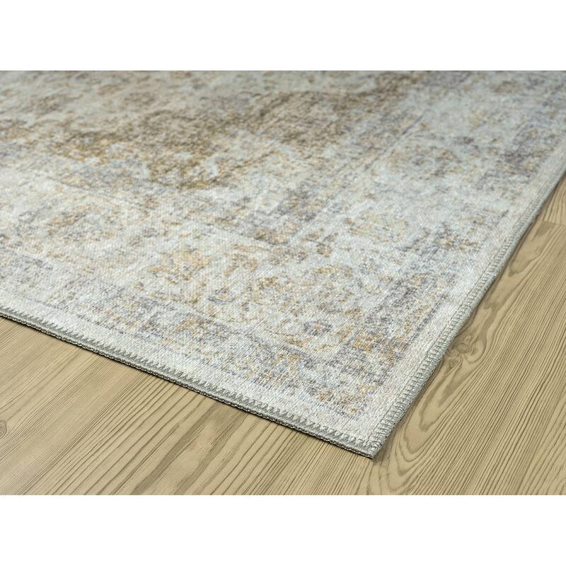 Legacy Alexandria Traditional Bordered Washable Area Rug