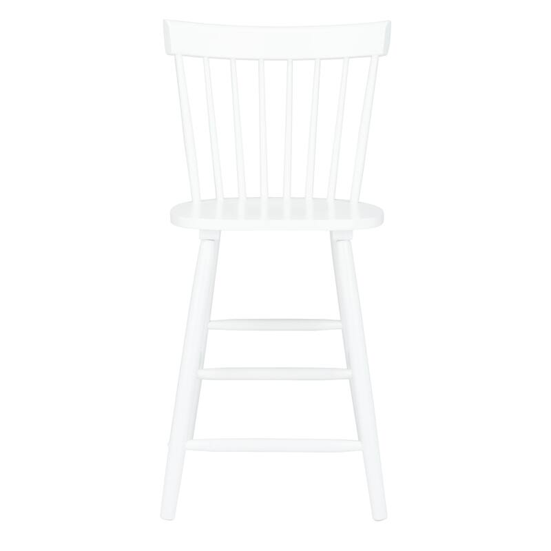 SAFAVIEH Biddie 24-inch Spindle Farmhouse Counter Stool (Set of 2) - 20" W x 21" D x 39" H - 20"W x 21"D x 39"H