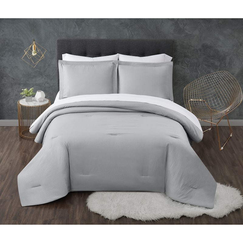 Truly Calm Antimicrobial Seersucker 7 Piece Bed in a Bag