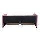 preview thumbnail 19 of 31, Twin Size Upholstered Daybed with Stripe Headboard and 2 Storage Drawers, Velvet Daybed Sofa Bed for Teens Bedroom
