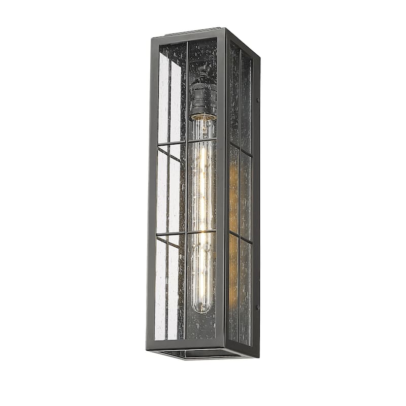 Millennium Lighting Jaxson 1 Light Outdoor Wall Sconce in Powder Coat Black