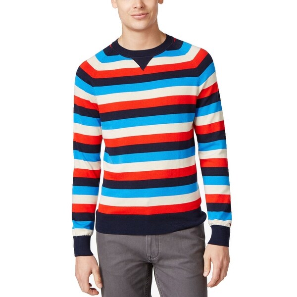 tommy hilfiger men's crew neck sweater
