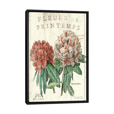 iCanvas "Fleur de Printemps " by Sue Schlabach Framed Canvas Print