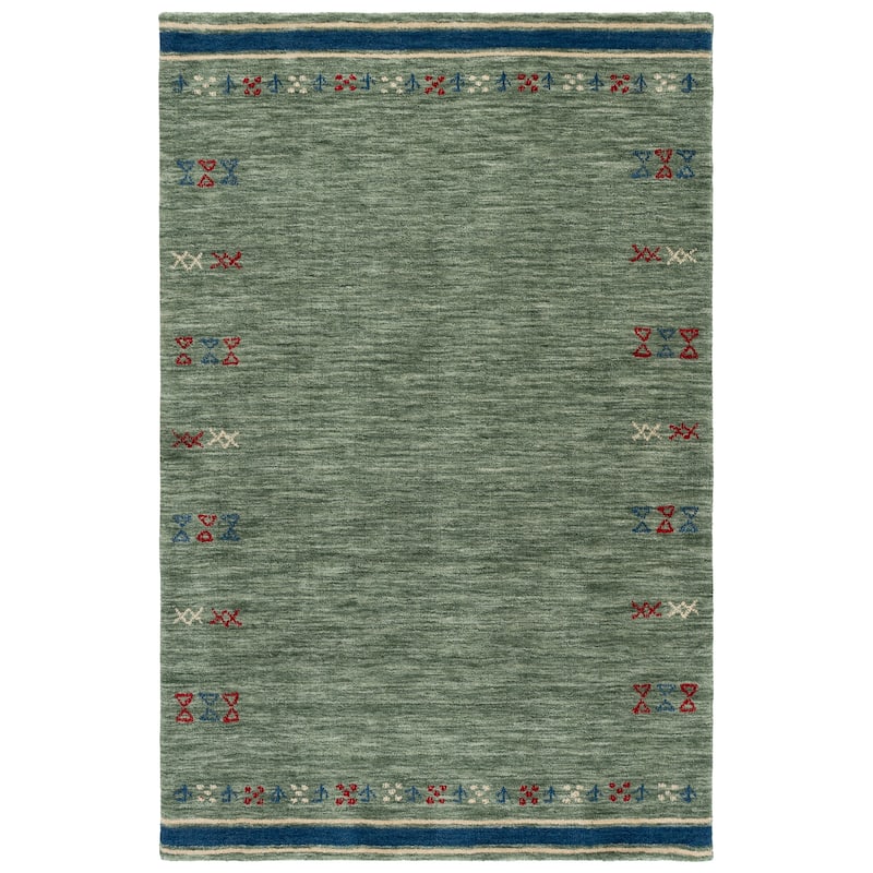 SAFAVIEH Handmade Himalaya Arusha Wool Rug - 4' x 6' - Sage/Green