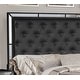 preview thumbnail 7 of 8, Madison Queen Size Upholstery Bed Made with Solid Wood