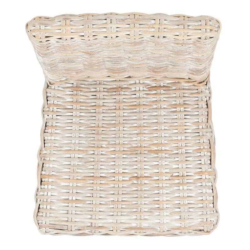 SAFAVIEH Tobie Rattan 23.6-inch Counter Stool