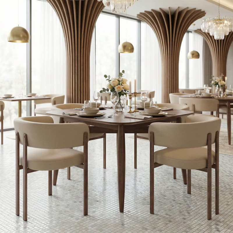 Silea Square Dining Table Espresso