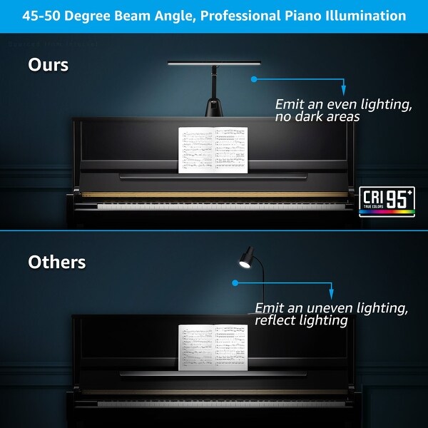 Piano light for upright piano on sale