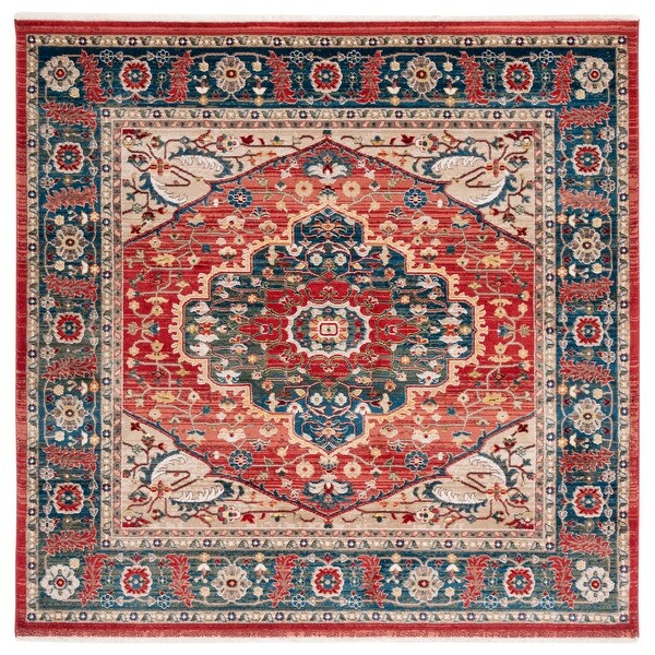 Lauren Ralph Lauren Chloe Traditional Medallion Rug Fringe - Bed