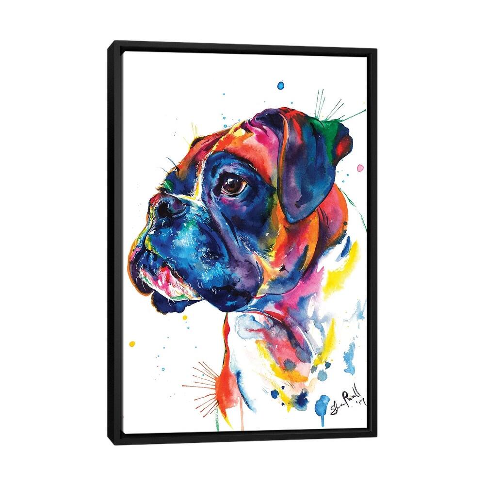 iCanvas "Boxer II" by Weekday Best Framed Canvas Print