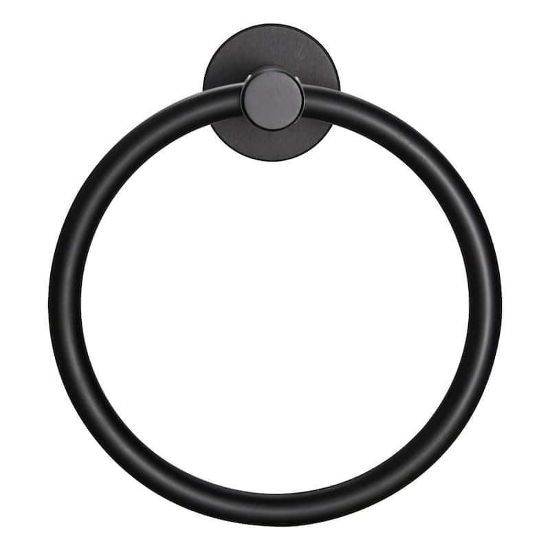 Towel Ring for Bathroom 1 Pack, Kitchen Bath Towel Holder Hangers Wall Mount Heavy Duty Storage Modern Hotel Towel Ring