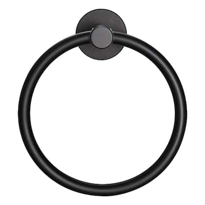 Towel Ring for Bathroom 1 Pack, Kitchen Bath Towel Holder Hangers Wall Mount Heavy Duty Storage Modern Hotel Towel Ring
