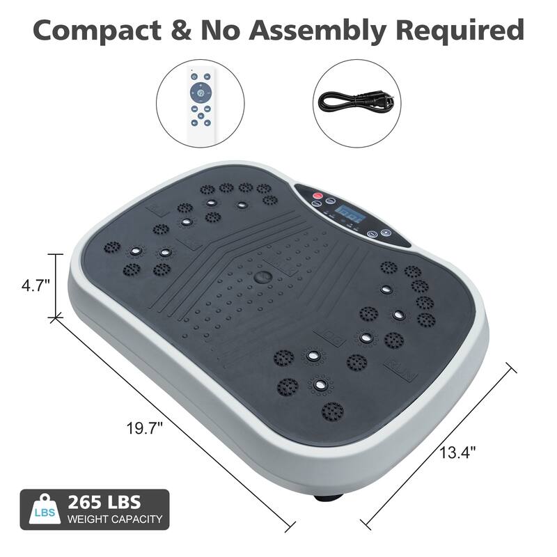 Under Desk Vibration Plate,Home Fitness Equipment,Fitness Platform，Whole Body Workout，Weight Loss & Toning