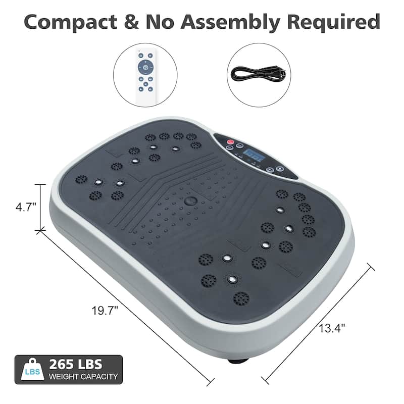Vibration Plate Exercise Machine - Whole Body Workout Vibration Fitness Platform