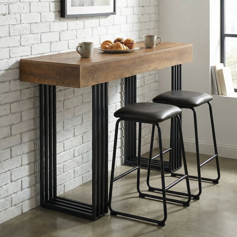 63 Inch Rectangular Bar Table