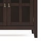 preview thumbnail 31 of 40, WYNDENHALL Stratford 60" Wide Solid Wood Transitional Large 4 Door Sideboard Buffet -  17"d x 60"w x 34"h