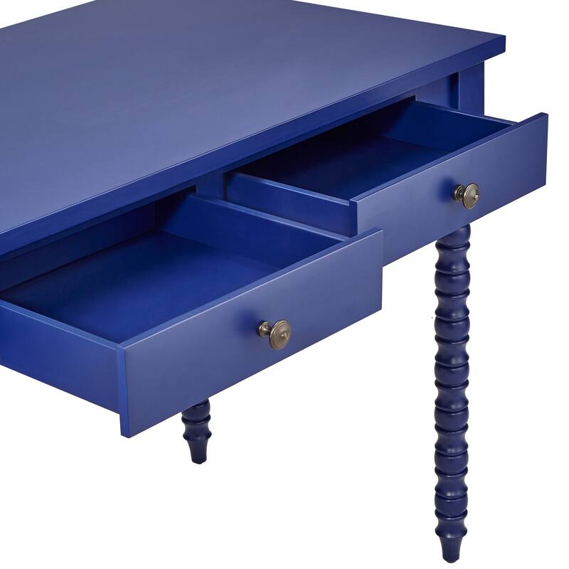 Lyndale 2-Drawer Helix Legs Office Desk by iNSPIRE Q Bold