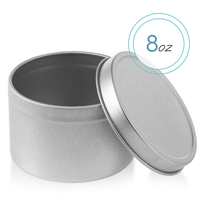 Hearth & Harbor Natural Soy Wax and DIY Candle Making Supplies - Wax Flakes, Candle Tins, Cotton Wicks, and 2 Centering Devices