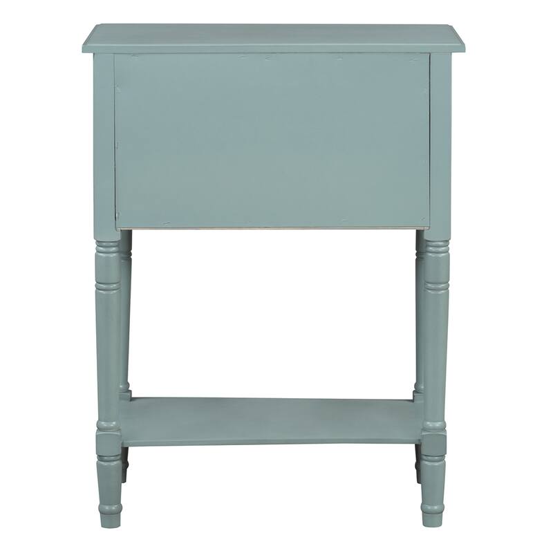 Console Table with 3 Storage Drawers and Bottom Shelf