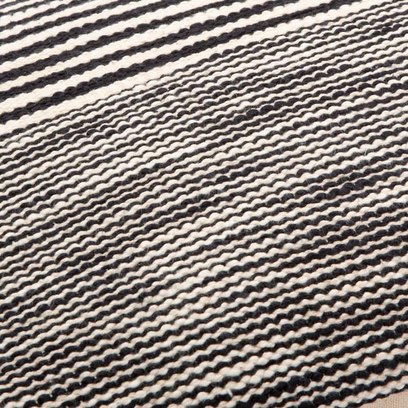Effie Contrasting Stripes Throw Pillow