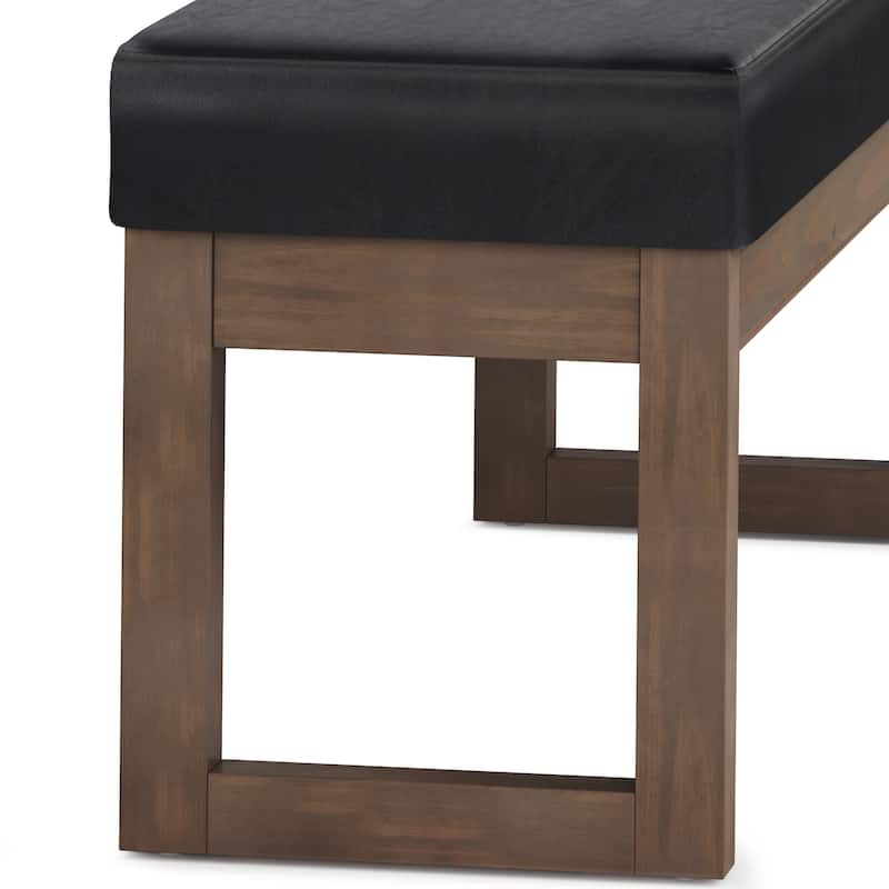 WYNDENHALL Madison 44 inch Wide Contemporary Rectangle Ottoman Bench