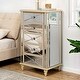 preview thumbnail 10 of 16, 5-Drawer Mirrored Accent Dressers Chest of Drawers