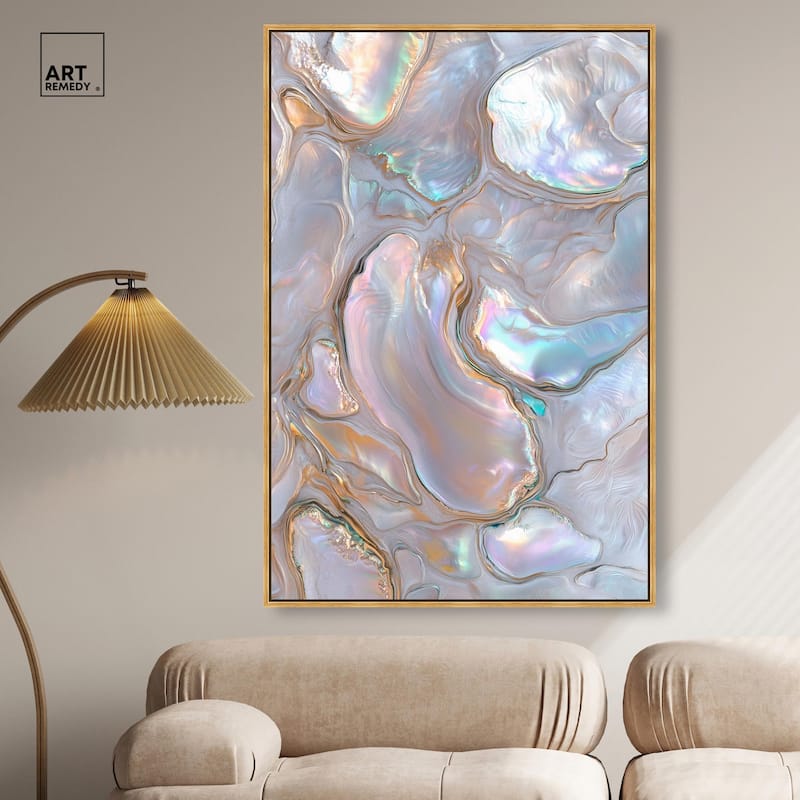 Fluid Preciousness III Canvas by Art Remedy