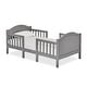 preview thumbnail 1 of 9, Dream On Me Portland 3 In 1 Convertible Toddler Bed in Steel Grey Grey - Toddler