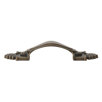 GlideRite 3.5 inch Oil Rubbed Bronze Old World Cabinet Pulls (Pack of 10) - 10 Pack