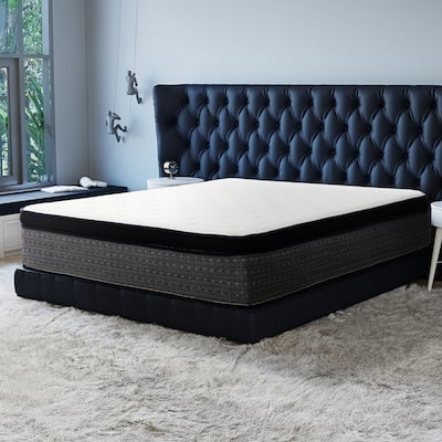 Polar Hybrid 14 in. Medium Firm Gel Memory Foam and Pocket Coil Mattress