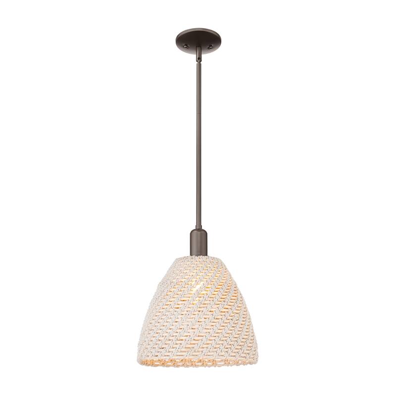 Innovations Lighting Downtown Urban - Natural Ballston Dome - 1 Light 12" Stem Hung Mini Pendant