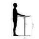 preview thumbnail 50 of 50, Upstand 30" x 60" Standing Desk by Bestar