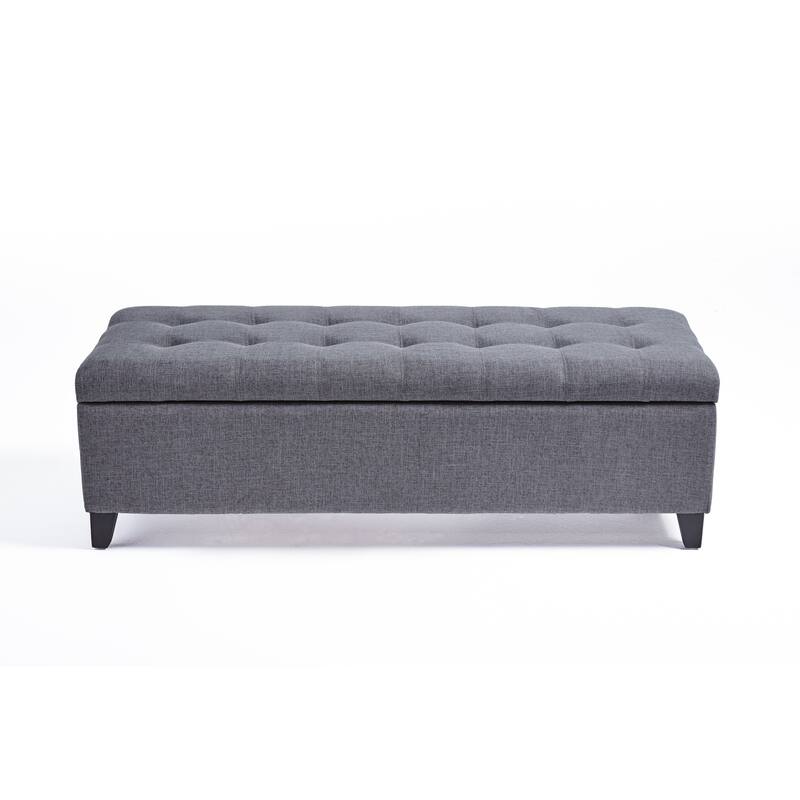 Ottoman Lounge Bench, End of Bed Bench Storage Bench