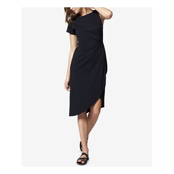 womens black midi dress
