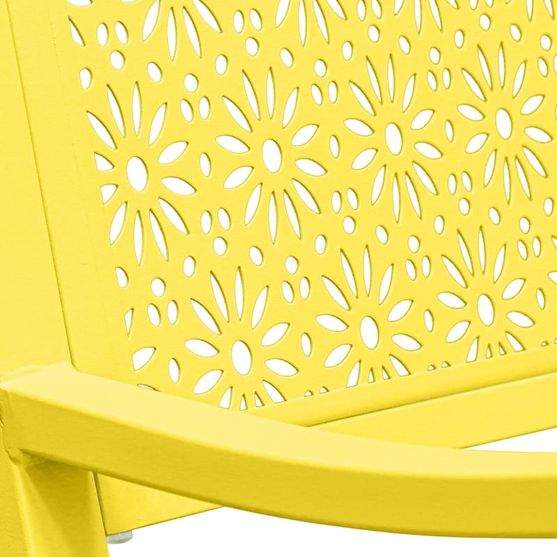 Maypex 2-Person Metal Outdoor Garden Bench