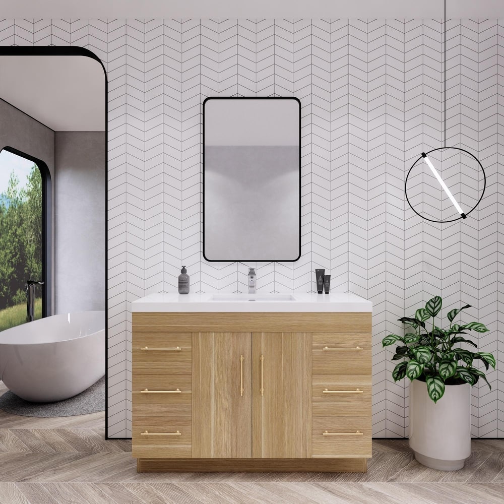 Eliza 48'' Freestanding Vanity with Single Sink