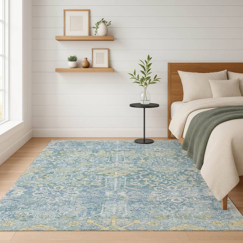 Machine Washable Indoor/ Outdoor Global Firestone Chantille Rug