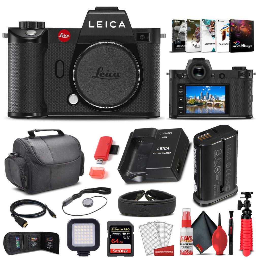 Leica SL2 Mirrorless Digital Camera (Body Only) (10854) 64GB Extreme