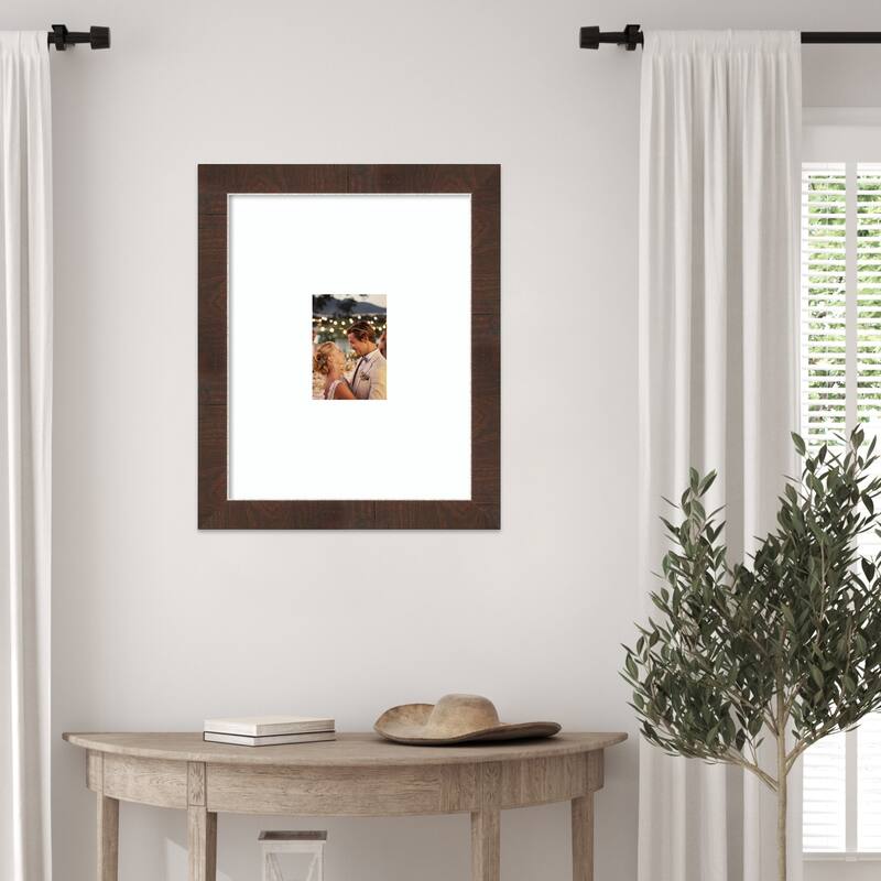 Wildwood Brown Narrow Framed Picture Frame, Photo Frame