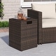 preview thumbnail 19 of 34, Costway Propane Tank Cover Table,16 Inch Square PE Rattan Gas Tank - See Details