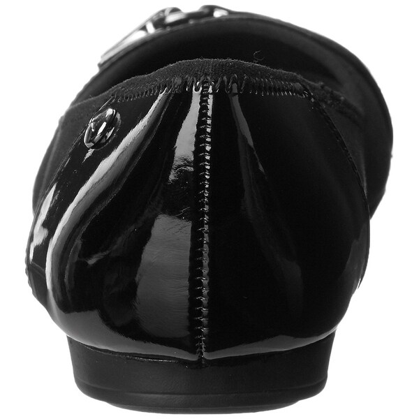 anne klein sport women's able fabric ballet flat