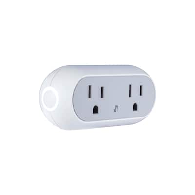Smart Dual Plug - WiFi Remote App Control for Appliances; Compatible with Alexa and Google Home Assistant, No Hub Required