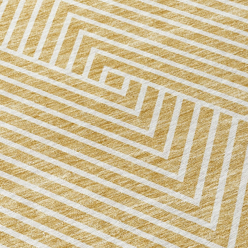 HomeRoots Geometric Transitional Rectangle Outdoor Rug