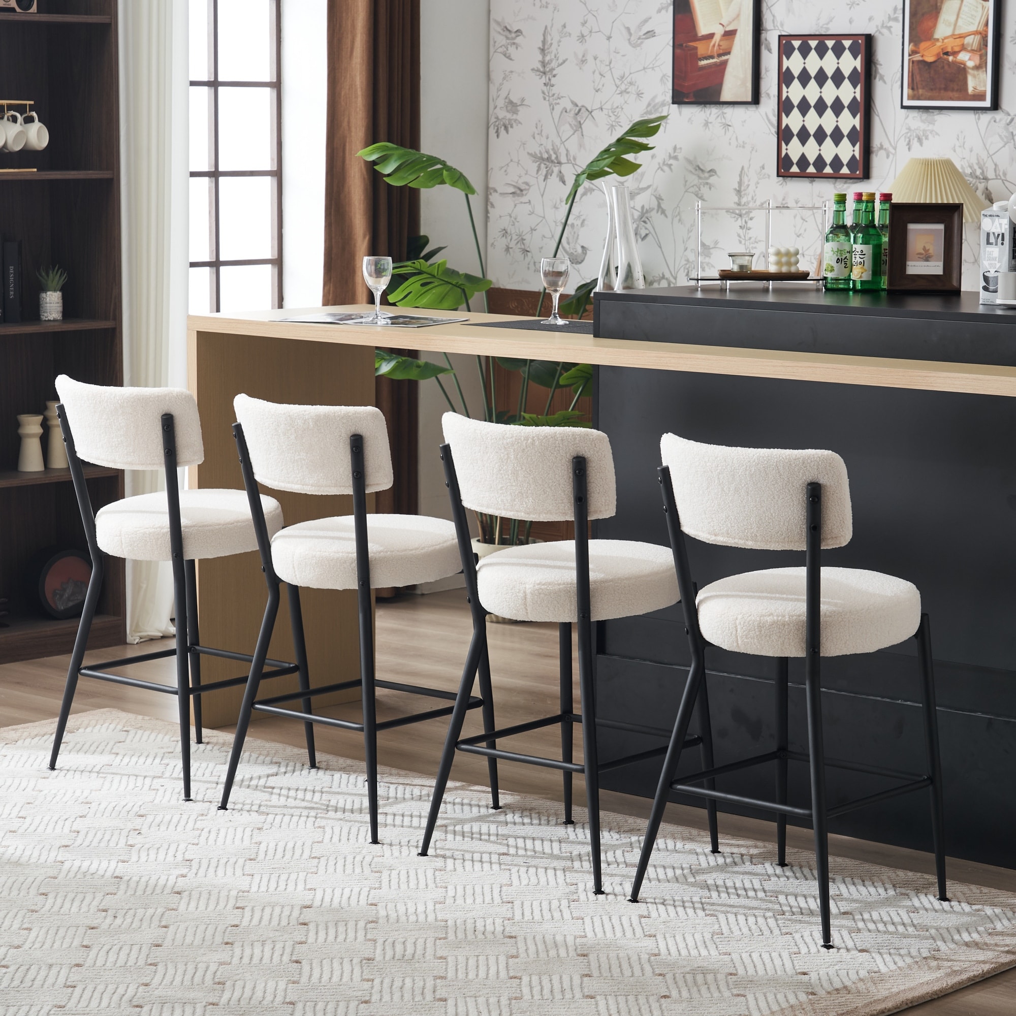 Upholstered store pub chairs